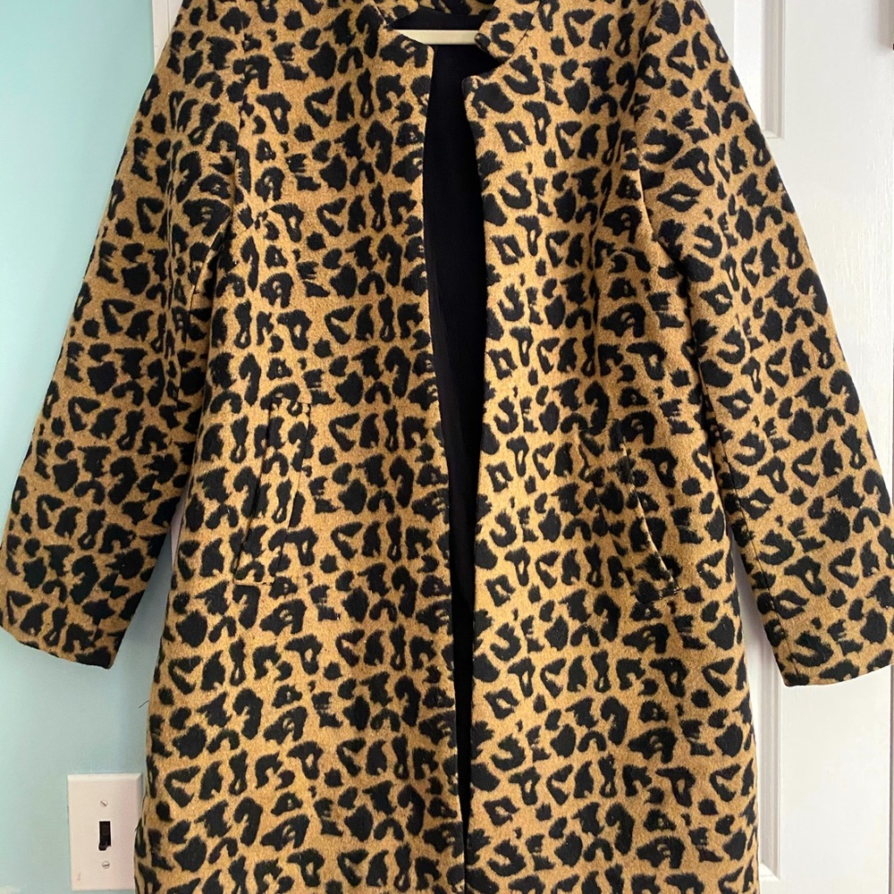 Leopard print jacket